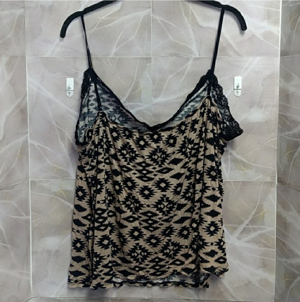 😍 Deb Aztec Tan Tank Top - Picture 2 of 3